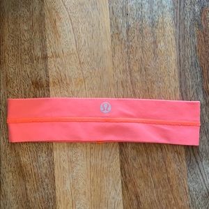Lulu Lemon Headband - One Size - Orange